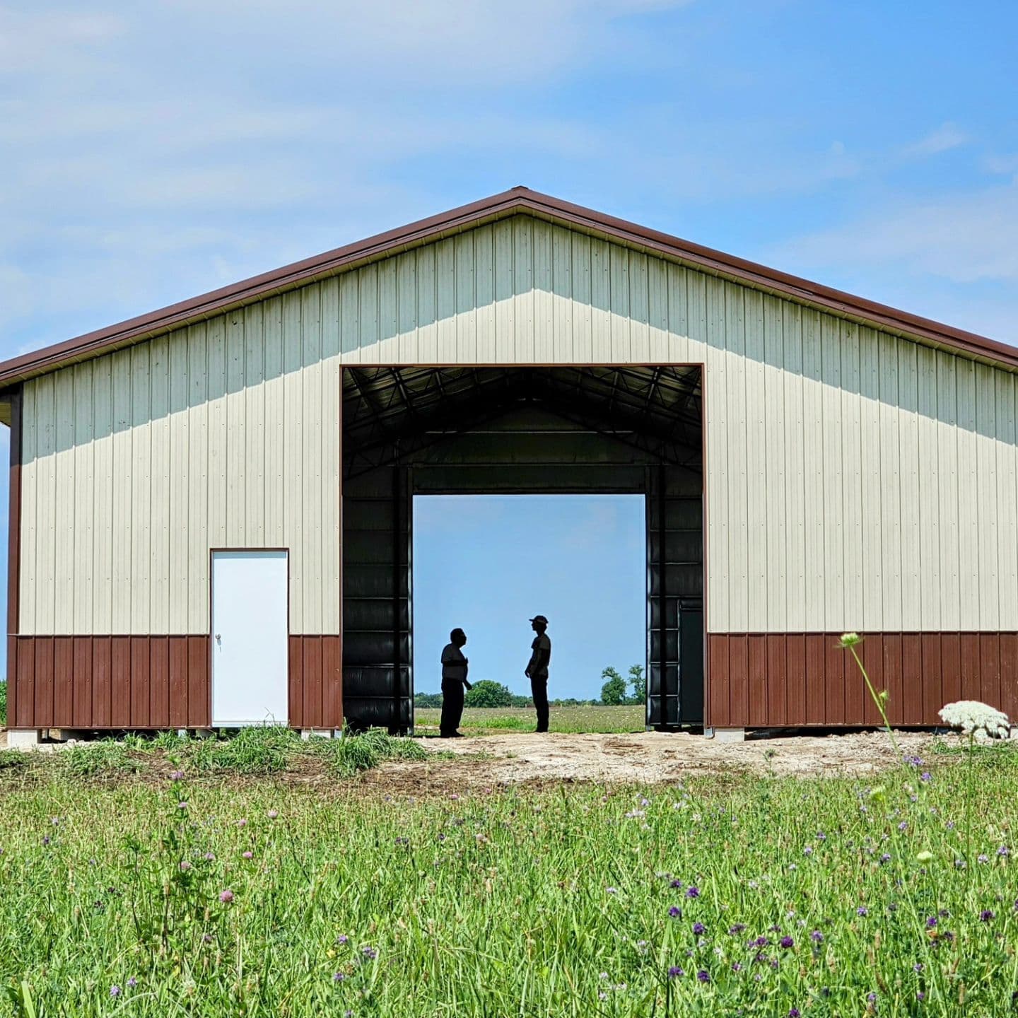 Agricultural barn landscape